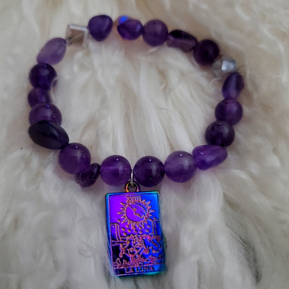 La Luna Tarot Charm bracelet- handmade
